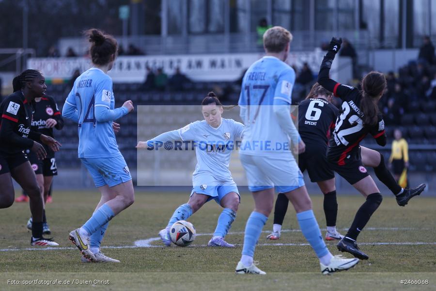 sport, action, VfL Bochum 1848, VFL, Stadion am Brentanobad, SGE, Fussball, Frankfurt, Eintracht Frankfurt II, DFB, 2. Frauen-Bundesliga, 16.02.2025 - Bild-ID: 2466068 sport, action, VfL Bochum 1848, VFL, Stadion am Brentanobad, SGE, Fussball, Frankfurt, Eintracht Frankfurt II, DFB, 2. Frauen-Bundesliga, 16.02.2025 - Bild-ID: 2466068
