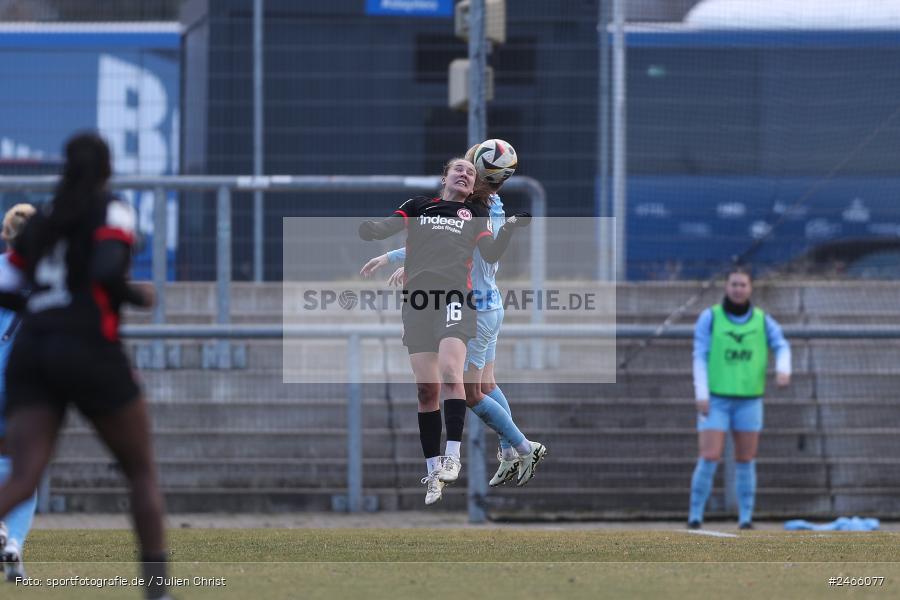 sport, action, VfL Bochum 1848, VFL, Stadion am Brentanobad, SGE, Fussball, Frankfurt, Eintracht Frankfurt II, DFB, 2. Frauen-Bundesliga, 16.02.2025 - Bild-ID: 2466077 sport, action, VfL Bochum 1848, VFL, Stadion am Brentanobad, SGE, Fussball, Frankfurt, Eintracht Frankfurt II, DFB, 2. Frauen-Bundesliga, 16.02.2025 - Bild-ID: 2466077