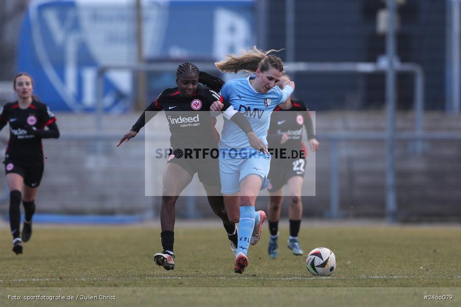 sport, action, VfL Bochum 1848, VFL, Stadion am Brentanobad, SGE, Fussball, Frankfurt, Eintracht Frankfurt II, DFB, 2. Frauen-Bundesliga, 16.02.2025 - Bild-ID: 2466079