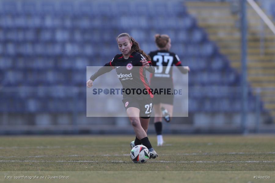sport, action, VfL Bochum 1848, VFL, Stadion am Brentanobad, SGE, Fussball, Frankfurt, Eintracht Frankfurt II, DFB, 2. Frauen-Bundesliga, 16.02.2025 - Bild-ID: 2466106 sport, action, VfL Bochum 1848, VFL, Stadion am Brentanobad, SGE, Fussball, Frankfurt, Eintracht Frankfurt II, DFB, 2. Frauen-Bundesliga, 16.02.2025 - Bild-ID: 2466106