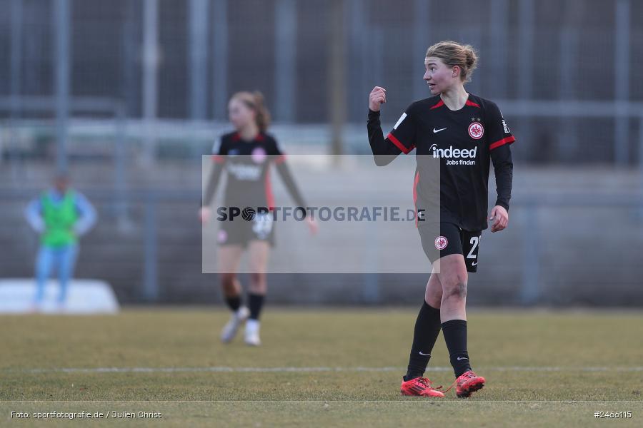sport, action, VfL Bochum 1848, VFL, Stadion am Brentanobad, SGE, Fussball, Frankfurt, Eintracht Frankfurt II, DFB, 2. Frauen-Bundesliga, 16.02.2025 - Bild-ID: 2466115 sport, action, VfL Bochum 1848, VFL, Stadion am Brentanobad, SGE, Fussball, Frankfurt, Eintracht Frankfurt II, DFB, 2. Frauen-Bundesliga, 16.02.2025 - Bild-ID: 2466115
