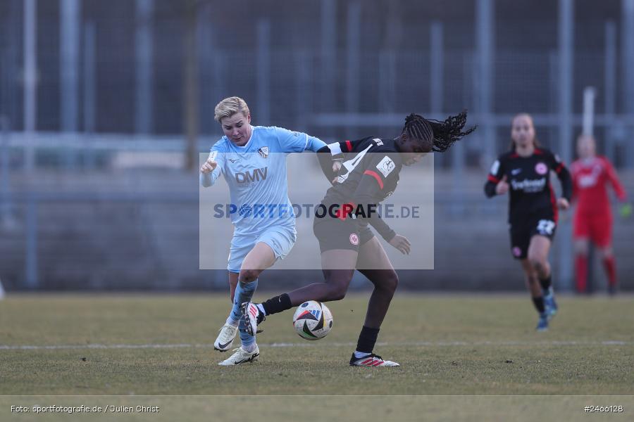 sport, action, VfL Bochum 1848, VFL, Stadion am Brentanobad, SGE, Fussball, Frankfurt, Eintracht Frankfurt II, DFB, 2. Frauen-Bundesliga, 16.02.2025 - Bild-ID: 2466128 sport, action, VfL Bochum 1848, VFL, Stadion am Brentanobad, SGE, Fussball, Frankfurt, Eintracht Frankfurt II, DFB, 2. Frauen-Bundesliga, 16.02.2025 - Bild-ID: 2466128