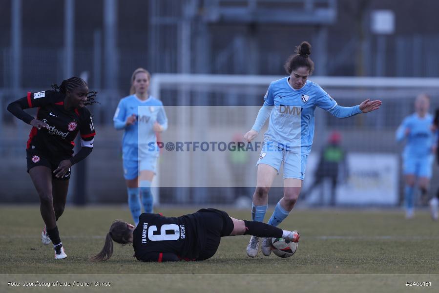 sport, action, VfL Bochum 1848, VFL, Stadion am Brentanobad, SGE, Fussball, Frankfurt, Eintracht Frankfurt II, DFB, 2. Frauen-Bundesliga, 16.02.2025 - Bild-ID: 2466131 sport, action, VfL Bochum 1848, VFL, Stadion am Brentanobad, SGE, Fussball, Frankfurt, Eintracht Frankfurt II, DFB, 2. Frauen-Bundesliga, 16.02.2025 - Bild-ID: 2466131