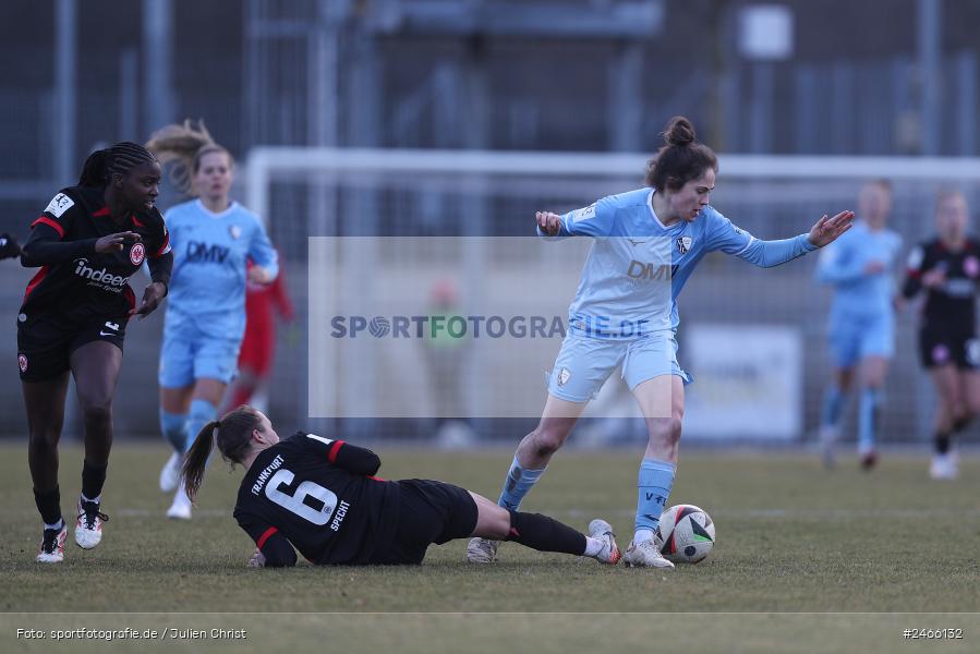 sport, action, VfL Bochum 1848, VFL, Stadion am Brentanobad, SGE, Fussball, Frankfurt, Eintracht Frankfurt II, DFB, 2. Frauen-Bundesliga, 16.02.2025 - Bild-ID: 2466132 sport, action, VfL Bochum 1848, VFL, Stadion am Brentanobad, SGE, Fussball, Frankfurt, Eintracht Frankfurt II, DFB, 2. Frauen-Bundesliga, 16.02.2025 - Bild-ID: 2466132