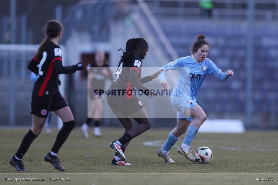 sport, action, VfL Bochum 1848, VFL, Stadion am Brentanobad, SGE, Fussball, Frankfurt, Eintracht Frankfurt II, DFB, 2. Frauen-Bundesliga, 16.02.2025 - Bild-ID: 2466133 sport, action, VfL Bochum 1848, VFL, Stadion am Brentanobad, SGE, Fussball, Frankfurt, Eintracht Frankfurt II, DFB, 2. Frauen-Bundesliga, 16.02.2025 - Bild-ID: 2466133