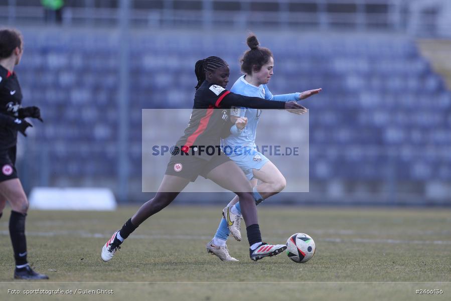 sport, action, VfL Bochum 1848, VFL, Stadion am Brentanobad, SGE, Fussball, Frankfurt, Eintracht Frankfurt II, DFB, 2. Frauen-Bundesliga, 16.02.2025 - Bild-ID: 2466136 sport, action, VfL Bochum 1848, VFL, Stadion am Brentanobad, SGE, Fussball, Frankfurt, Eintracht Frankfurt II, DFB, 2. Frauen-Bundesliga, 16.02.2025 - Bild-ID: 2466136