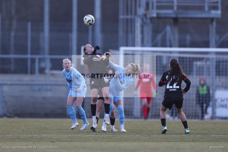 sport, action, VfL Bochum 1848, VFL, Stadion am Brentanobad, SGE, Fussball, Frankfurt, Eintracht Frankfurt II, DFB, 2. Frauen-Bundesliga, 16.02.2025 - Bild-ID: 2466144
