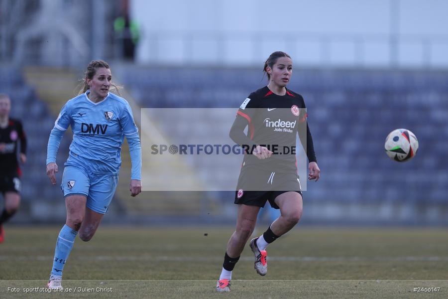 sport, action, VfL Bochum 1848, VFL, Stadion am Brentanobad, SGE, Fussball, Frankfurt, Eintracht Frankfurt II, DFB, 2. Frauen-Bundesliga, 16.02.2025 - Bild-ID: 2466147