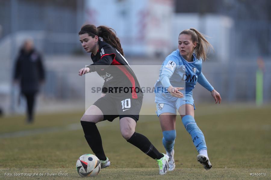 sport, action, VfL Bochum 1848, VFL, Stadion am Brentanobad, SGE, Fussball, Frankfurt, Eintracht Frankfurt II, DFB, 2. Frauen-Bundesliga, 16.02.2025 - Bild-ID: 2466176