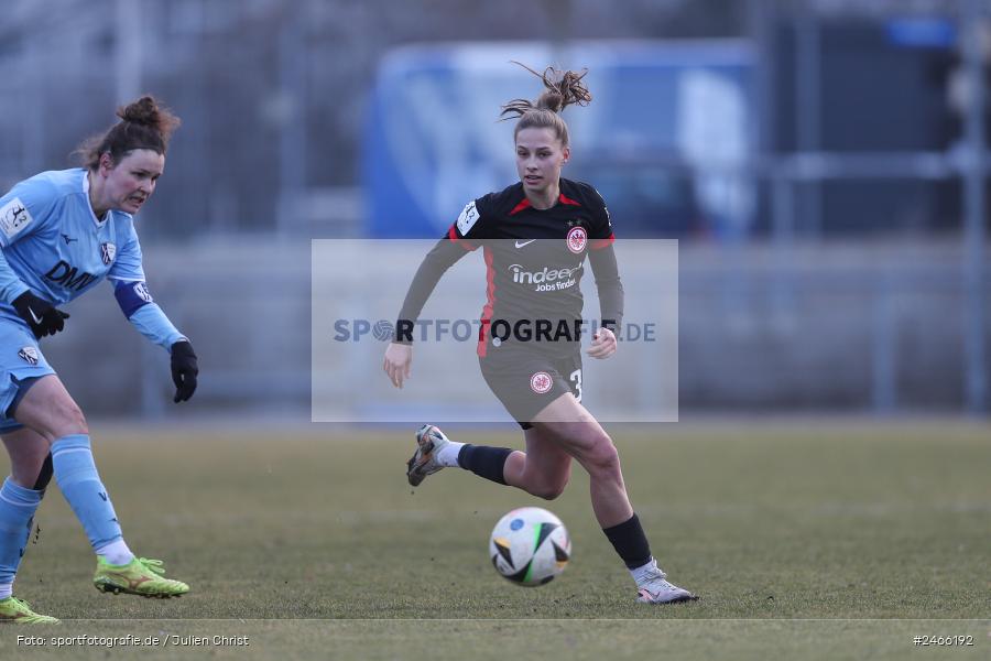 sport, action, VfL Bochum 1848, VFL, Stadion am Brentanobad, SGE, Fussball, Frankfurt, Eintracht Frankfurt II, DFB, 2. Frauen-Bundesliga, 16.02.2025 - Bild-ID: 2466192 sport, action, VfL Bochum 1848, VFL, Stadion am Brentanobad, SGE, Fussball, Frankfurt, Eintracht Frankfurt II, DFB, 2. Frauen-Bundesliga, 16.02.2025 - Bild-ID: 2466192