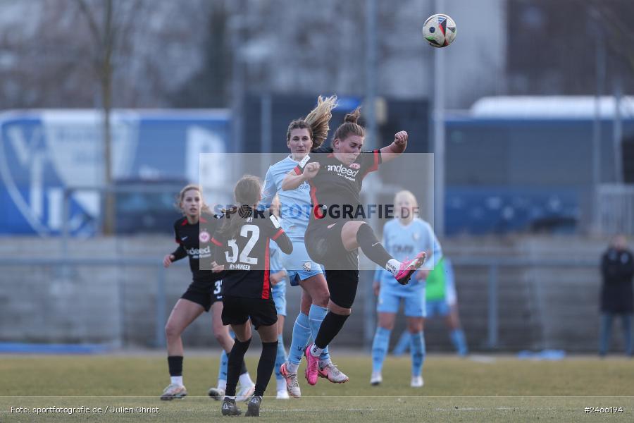 sport, action, VfL Bochum 1848, VFL, Stadion am Brentanobad, SGE, Fussball, Frankfurt, Eintracht Frankfurt II, DFB, 2. Frauen-Bundesliga, 16.02.2025 - Bild-ID: 2466194