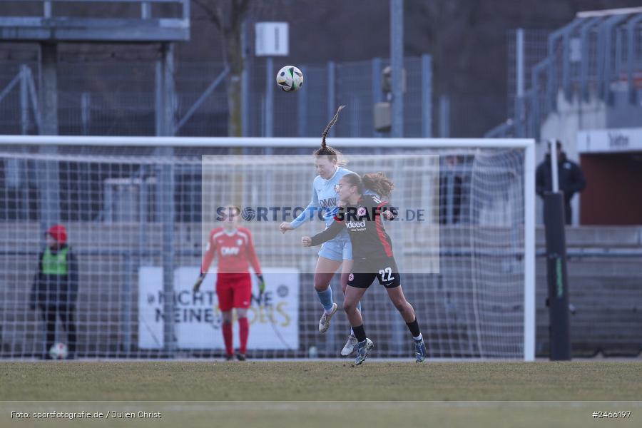 sport, action, VfL Bochum 1848, VFL, Stadion am Brentanobad, SGE, Fussball, Frankfurt, Eintracht Frankfurt II, DFB, 2. Frauen-Bundesliga, 16.02.2025 - Bild-ID: 2466197
