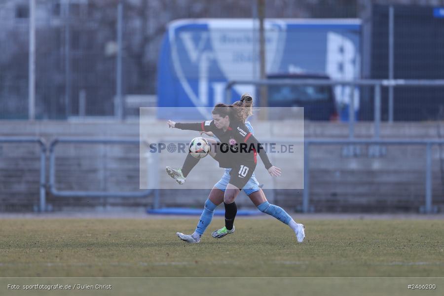 sport, action, VfL Bochum 1848, VFL, Stadion am Brentanobad, SGE, Fussball, Frankfurt, Eintracht Frankfurt II, DFB, 2. Frauen-Bundesliga, 16.02.2025 - Bild-ID: 2466200