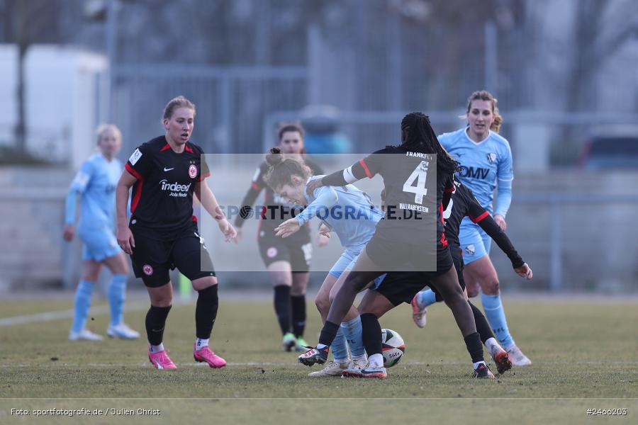 sport, action, VfL Bochum 1848, VFL, Stadion am Brentanobad, SGE, Fussball, Frankfurt, Eintracht Frankfurt II, DFB, 2. Frauen-Bundesliga, 16.02.2025 - Bild-ID: 2466203