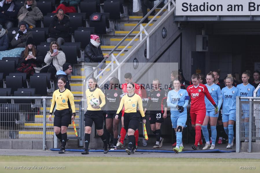 sport, action, VfL Bochum 1848, VFL, Stadion am Brentanobad, SGE, Fussball, Frankfurt, Eintracht Frankfurt II, DFB, 2. Frauen-Bundesliga, 16.02.2025 - Bild-ID: 2466218 sport, action, VfL Bochum 1848, VFL, Stadion am Brentanobad, SGE, Fussball, Frankfurt, Eintracht Frankfurt II, DFB, 2. Frauen-Bundesliga, 16.02.2025 - Bild-ID: 2466218