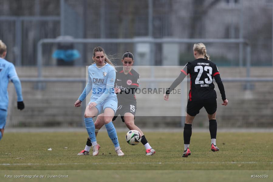 sport, action, VfL Bochum 1848, VFL, Stadion am Brentanobad, SGE, Fussball, Frankfurt, Eintracht Frankfurt II, DFB, 2. Frauen-Bundesliga, 16.02.2025 - Bild-ID: 2466236 sport, action, VfL Bochum 1848, VFL, Stadion am Brentanobad, SGE, Fussball, Frankfurt, Eintracht Frankfurt II, DFB, 2. Frauen-Bundesliga, 16.02.2025 - Bild-ID: 2466236