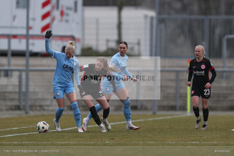 sport, action, VfL Bochum 1848, VFL, Stadion am Brentanobad, SGE, Fussball, Frankfurt, Eintracht Frankfurt II, DFB, 2. Frauen-Bundesliga, 16.02.2025 - Bild-ID: 2466240