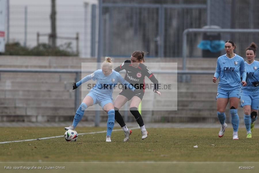 sport, action, VfL Bochum 1848, VFL, Stadion am Brentanobad, SGE, Fussball, Frankfurt, Eintracht Frankfurt II, DFB, 2. Frauen-Bundesliga, 16.02.2025 - Bild-ID: 2466241 sport, action, VfL Bochum 1848, VFL, Stadion am Brentanobad, SGE, Fussball, Frankfurt, Eintracht Frankfurt II, DFB, 2. Frauen-Bundesliga, 16.02.2025 - Bild-ID: 2466241