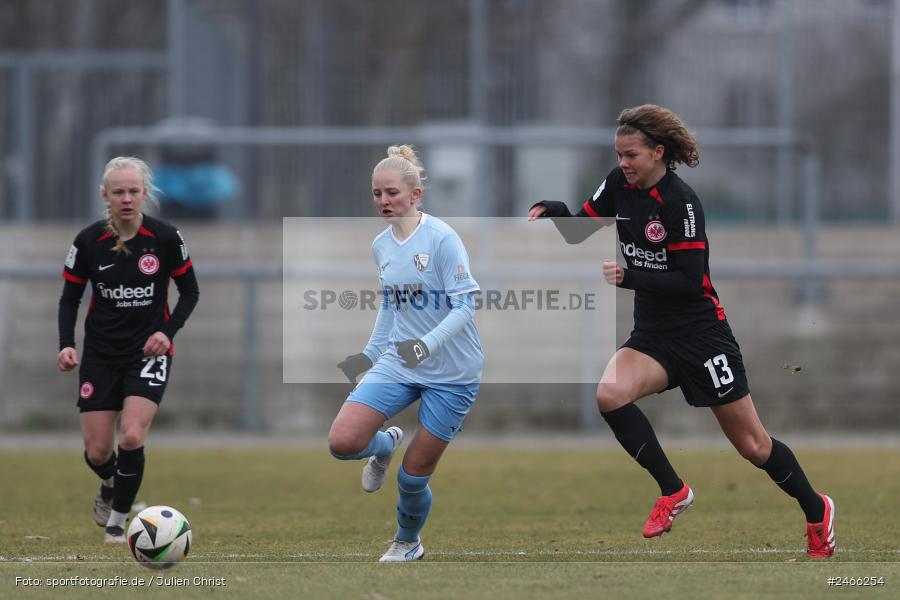 sport, action, VfL Bochum 1848, VFL, Stadion am Brentanobad, SGE, Fussball, Frankfurt, Eintracht Frankfurt II, DFB, 2. Frauen-Bundesliga, 16.02.2025 - Bild-ID: 2466254 sport, action, VfL Bochum 1848, VFL, Stadion am Brentanobad, SGE, Fussball, Frankfurt, Eintracht Frankfurt II, DFB, 2. Frauen-Bundesliga, 16.02.2025 - Bild-ID: 2466254