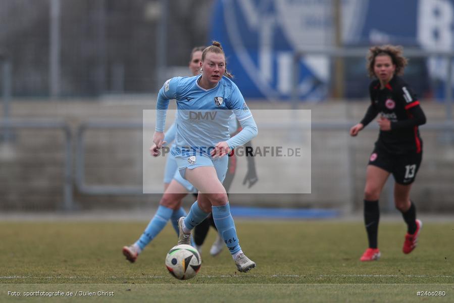 sport, action, VfL Bochum 1848, VFL, Stadion am Brentanobad, SGE, Fussball, Frankfurt, Eintracht Frankfurt II, DFB, 2. Frauen-Bundesliga, 16.02.2025 - Bild-ID: 2466280 sport, action, VfL Bochum 1848, VFL, Stadion am Brentanobad, SGE, Fussball, Frankfurt, Eintracht Frankfurt II, DFB, 2. Frauen-Bundesliga, 16.02.2025 - Bild-ID: 2466280
