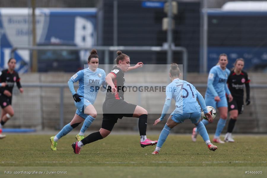 sport, action, VfL Bochum 1848, VFL, Stadion am Brentanobad, SGE, Fussball, Frankfurt, Eintracht Frankfurt II, DFB, 2. Frauen-Bundesliga, 16.02.2025 - Bild-ID: 2466305 sport, action, VfL Bochum 1848, VFL, Stadion am Brentanobad, SGE, Fussball, Frankfurt, Eintracht Frankfurt II, DFB, 2. Frauen-Bundesliga, 16.02.2025 - Bild-ID: 2466305