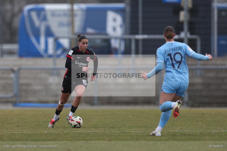 sport, action, VfL Bochum 1848, VFL, Stadion am Brentanobad, SGE, Fussball, Frankfurt, Eintracht Frankfurt II, DFB, 2. Frauen-Bundesliga, 16.02.2025 - Bild-ID: 2466319 sport, action, VfL Bochum 1848, VFL, Stadion am Brentanobad, SGE, Fussball, Frankfurt, Eintracht Frankfurt II, DFB, 2. Frauen-Bundesliga, 16.02.2025 - Bild-ID: 2466319