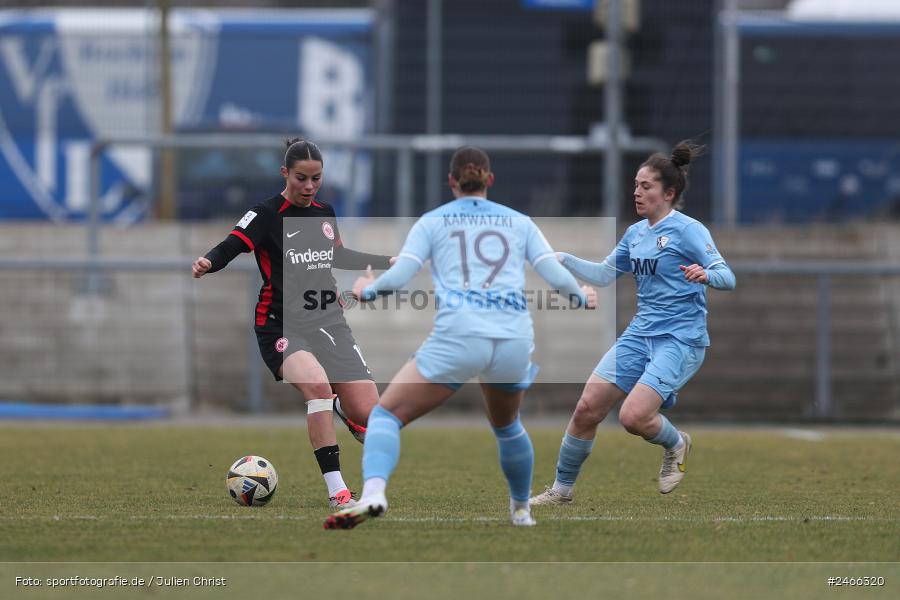 sport, action, VfL Bochum 1848, VFL, Stadion am Brentanobad, SGE, Fussball, Frankfurt, Eintracht Frankfurt II, DFB, 2. Frauen-Bundesliga, 16.02.2025 - Bild-ID: 2466320 sport, action, VfL Bochum 1848, VFL, Stadion am Brentanobad, SGE, Fussball, Frankfurt, Eintracht Frankfurt II, DFB, 2. Frauen-Bundesliga, 16.02.2025 - Bild-ID: 2466320