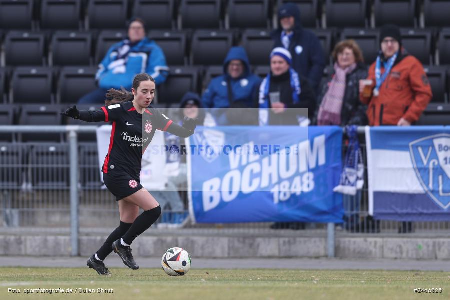 sport, action, VfL Bochum 1848, VFL, Stadion am Brentanobad, SGE, Fussball, Frankfurt, Eintracht Frankfurt II, DFB, 2. Frauen-Bundesliga, 16.02.2025 - Bild-ID: 2466325