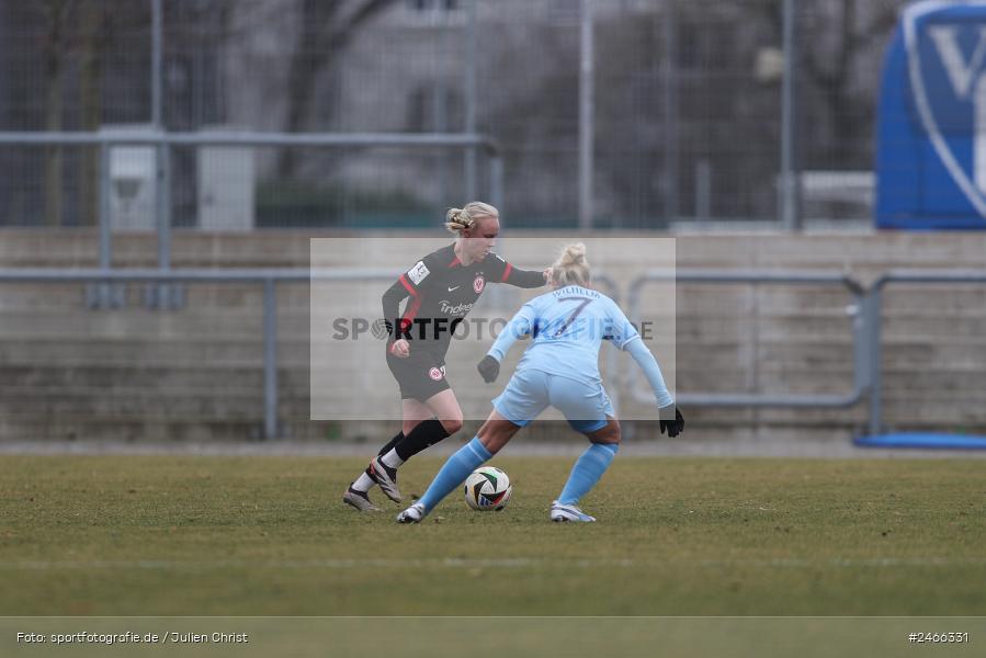 sport, action, VfL Bochum 1848, VFL, Stadion am Brentanobad, SGE, Fussball, Frankfurt, Eintracht Frankfurt II, DFB, 2. Frauen-Bundesliga, 16.02.2025 - Bild-ID: 2466331 sport, action, VfL Bochum 1848, VFL, Stadion am Brentanobad, SGE, Fussball, Frankfurt, Eintracht Frankfurt II, DFB, 2. Frauen-Bundesliga, 16.02.2025 - Bild-ID: 2466331