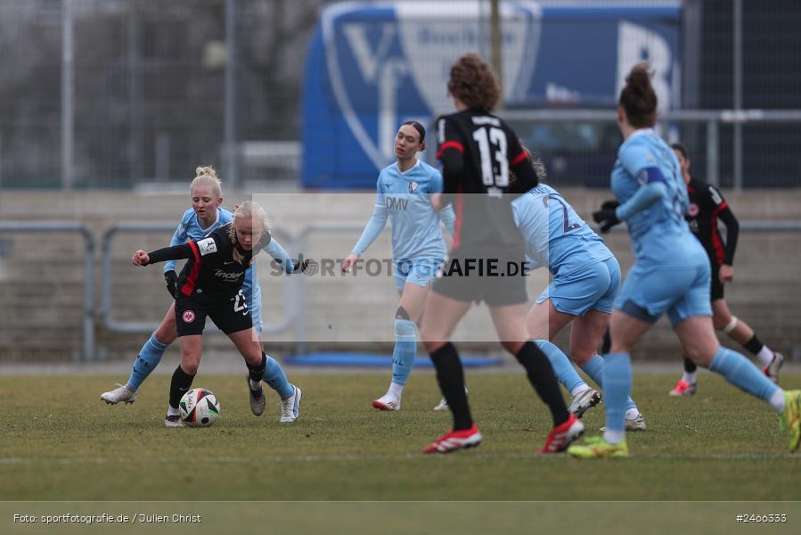 sport, action, VfL Bochum 1848, VFL, Stadion am Brentanobad, SGE, Fussball, Frankfurt, Eintracht Frankfurt II, DFB, 2. Frauen-Bundesliga, 16.02.2025 - Bild-ID: 2466333 sport, action, VfL Bochum 1848, VFL, Stadion am Brentanobad, SGE, Fussball, Frankfurt, Eintracht Frankfurt II, DFB, 2. Frauen-Bundesliga, 16.02.2025 - Bild-ID: 2466333