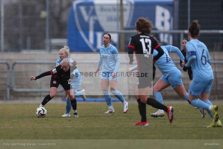 sport, action, VfL Bochum 1848, VFL, Stadion am Brentanobad, SGE, Fussball, Frankfurt, Eintracht Frankfurt II, DFB, 2. Frauen-Bundesliga, 16.02.2025 - Bild-ID: 2466334