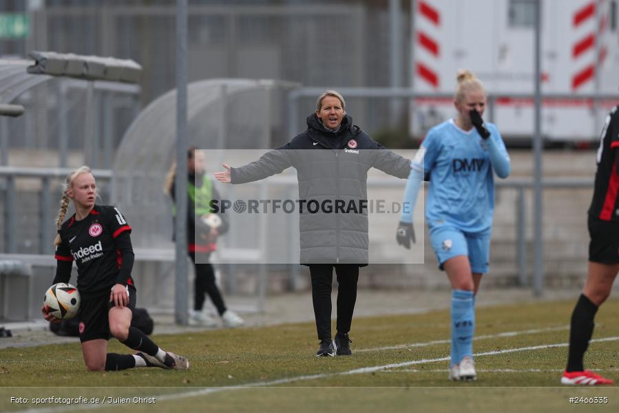 sport, action, VfL Bochum 1848, VFL, Stadion am Brentanobad, SGE, Fussball, Frankfurt, Eintracht Frankfurt II, DFB, 2. Frauen-Bundesliga, 16.02.2025 - Bild-ID: 2466335 sport, action, VfL Bochum 1848, VFL, Stadion am Brentanobad, SGE, Fussball, Frankfurt, Eintracht Frankfurt II, DFB, 2. Frauen-Bundesliga, 16.02.2025 - Bild-ID: 2466335