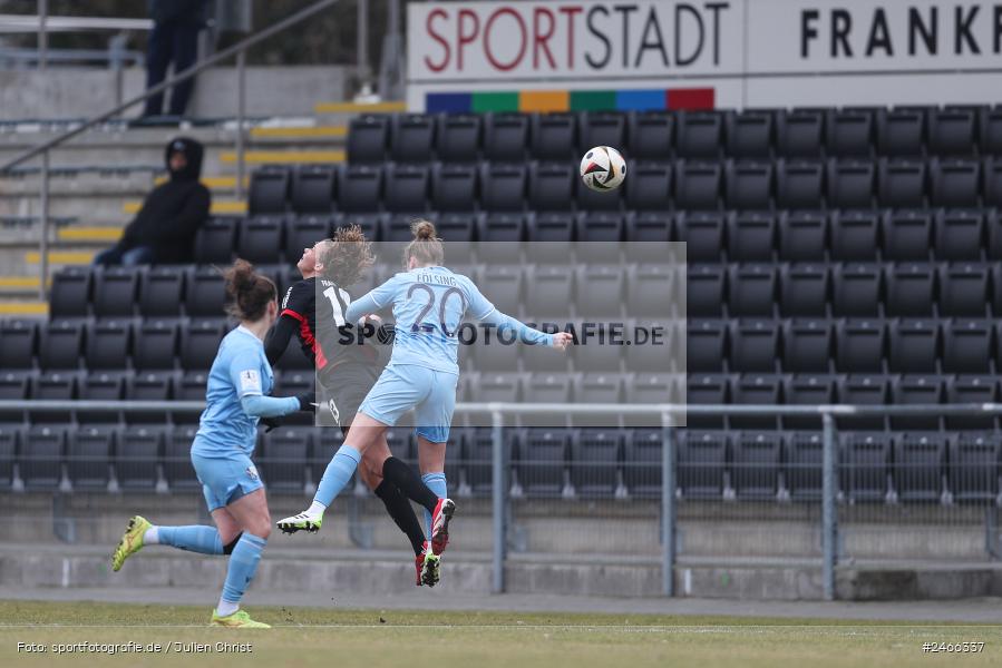 sport, action, VfL Bochum 1848, VFL, Stadion am Brentanobad, SGE, Fussball, Frankfurt, Eintracht Frankfurt II, DFB, 2. Frauen-Bundesliga, 16.02.2025 - Bild-ID: 2466337 sport, action, VfL Bochum 1848, VFL, Stadion am Brentanobad, SGE, Fussball, Frankfurt, Eintracht Frankfurt II, DFB, 2. Frauen-Bundesliga, 16.02.2025 - Bild-ID: 2466337
