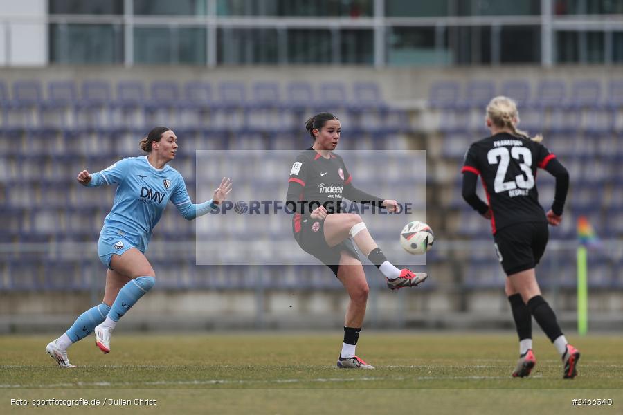 sport, action, VfL Bochum 1848, VFL, Stadion am Brentanobad, SGE, Fussball, Frankfurt, Eintracht Frankfurt II, DFB, 2. Frauen-Bundesliga, 16.02.2025 - Bild-ID: 2466340 sport, action, VfL Bochum 1848, VFL, Stadion am Brentanobad, SGE, Fussball, Frankfurt, Eintracht Frankfurt II, DFB, 2. Frauen-Bundesliga, 16.02.2025 - Bild-ID: 2466340