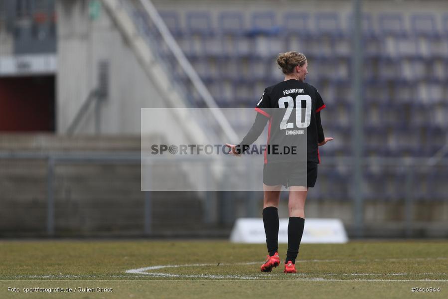sport, action, VfL Bochum 1848, VFL, Stadion am Brentanobad, SGE, Fussball, Frankfurt, Eintracht Frankfurt II, DFB, 2. Frauen-Bundesliga, 16.02.2025 - Bild-ID: 2466344 sport, action, VfL Bochum 1848, VFL, Stadion am Brentanobad, SGE, Fussball, Frankfurt, Eintracht Frankfurt II, DFB, 2. Frauen-Bundesliga, 16.02.2025 - Bild-ID: 2466344