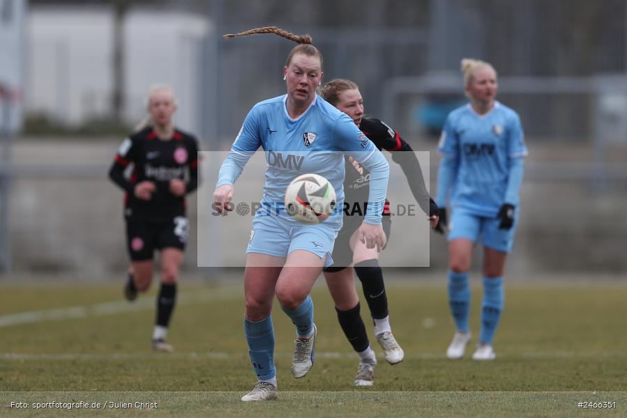 sport, action, VfL Bochum 1848, VFL, Stadion am Brentanobad, SGE, Fussball, Frankfurt, Eintracht Frankfurt II, DFB, 2. Frauen-Bundesliga, 16.02.2025 - Bild-ID: 2466351 sport, action, VfL Bochum 1848, VFL, Stadion am Brentanobad, SGE, Fussball, Frankfurt, Eintracht Frankfurt II, DFB, 2. Frauen-Bundesliga, 16.02.2025 - Bild-ID: 2466351
