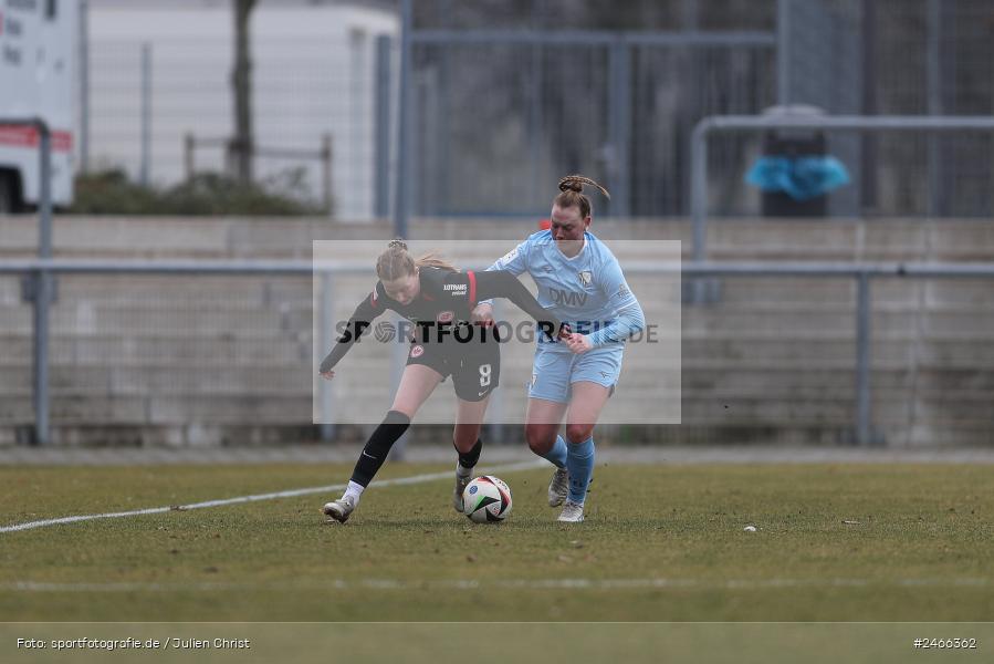 sport, action, VfL Bochum 1848, VFL, Stadion am Brentanobad, SGE, Fussball, Frankfurt, Eintracht Frankfurt II, DFB, 2. Frauen-Bundesliga, 16.02.2025 - Bild-ID: 2466362 sport, action, VfL Bochum 1848, VFL, Stadion am Brentanobad, SGE, Fussball, Frankfurt, Eintracht Frankfurt II, DFB, 2. Frauen-Bundesliga, 16.02.2025 - Bild-ID: 2466362