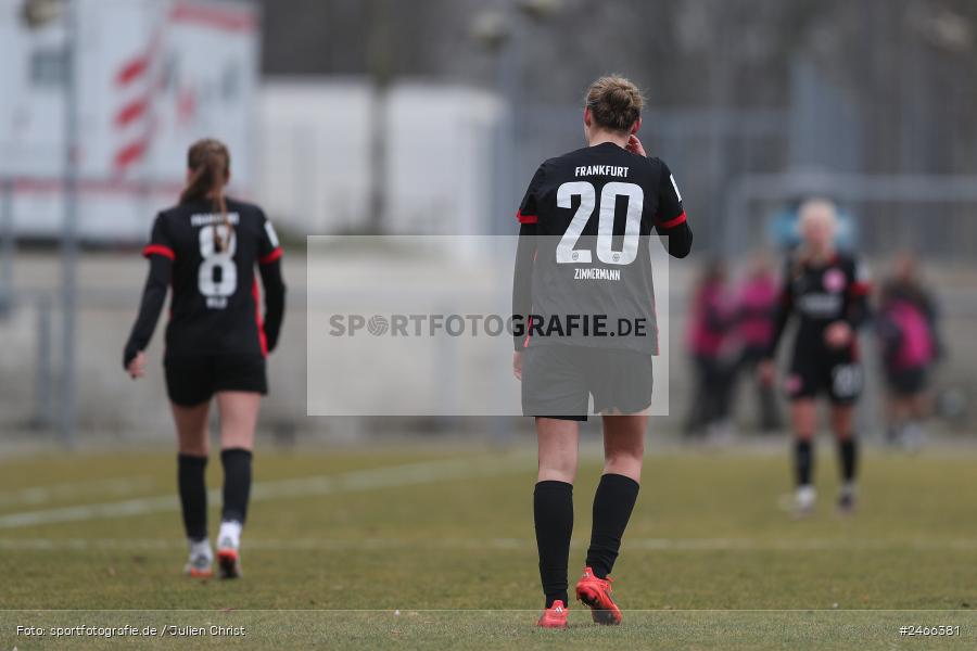 sport, action, VfL Bochum 1848, VFL, Stadion am Brentanobad, SGE, Fussball, Frankfurt, Eintracht Frankfurt II, DFB, 2. Frauen-Bundesliga, 16.02.2025 - Bild-ID: 2466381 sport, action, VfL Bochum 1848, VFL, Stadion am Brentanobad, SGE, Fussball, Frankfurt, Eintracht Frankfurt II, DFB, 2. Frauen-Bundesliga, 16.02.2025 - Bild-ID: 2466381