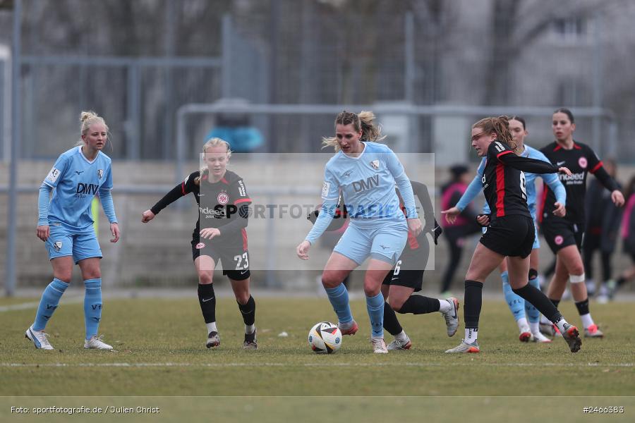 sport, action, VfL Bochum 1848, VFL, Stadion am Brentanobad, SGE, Fussball, Frankfurt, Eintracht Frankfurt II, DFB, 2. Frauen-Bundesliga, 16.02.2025 - Bild-ID: 2466383 sport, action, VfL Bochum 1848, VFL, Stadion am Brentanobad, SGE, Fussball, Frankfurt, Eintracht Frankfurt II, DFB, 2. Frauen-Bundesliga, 16.02.2025 - Bild-ID: 2466383