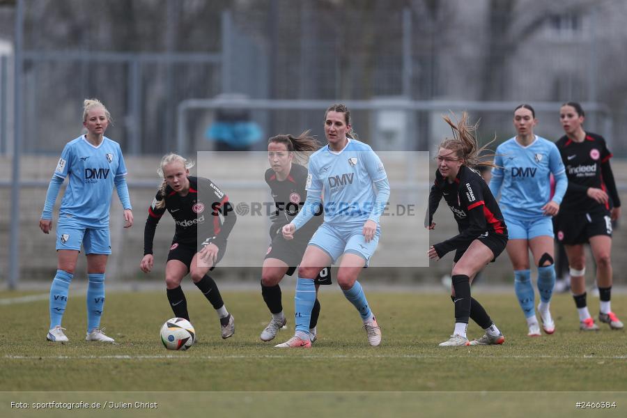 sport, action, VfL Bochum 1848, VFL, Stadion am Brentanobad, SGE, Fussball, Frankfurt, Eintracht Frankfurt II, DFB, 2. Frauen-Bundesliga, 16.02.2025 - Bild-ID: 2466384 sport, action, VfL Bochum 1848, VFL, Stadion am Brentanobad, SGE, Fussball, Frankfurt, Eintracht Frankfurt II, DFB, 2. Frauen-Bundesliga, 16.02.2025 - Bild-ID: 2466384