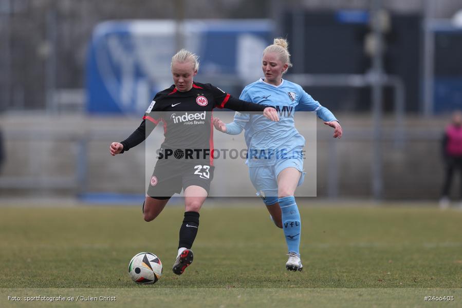 sport, action, VfL Bochum 1848, VFL, Stadion am Brentanobad, SGE, Fussball, Frankfurt, Eintracht Frankfurt II, DFB, 2. Frauen-Bundesliga, 16.02.2025 - Bild-ID: 2466403 sport, action, VfL Bochum 1848, VFL, Stadion am Brentanobad, SGE, Fussball, Frankfurt, Eintracht Frankfurt II, DFB, 2. Frauen-Bundesliga, 16.02.2025 - Bild-ID: 2466403