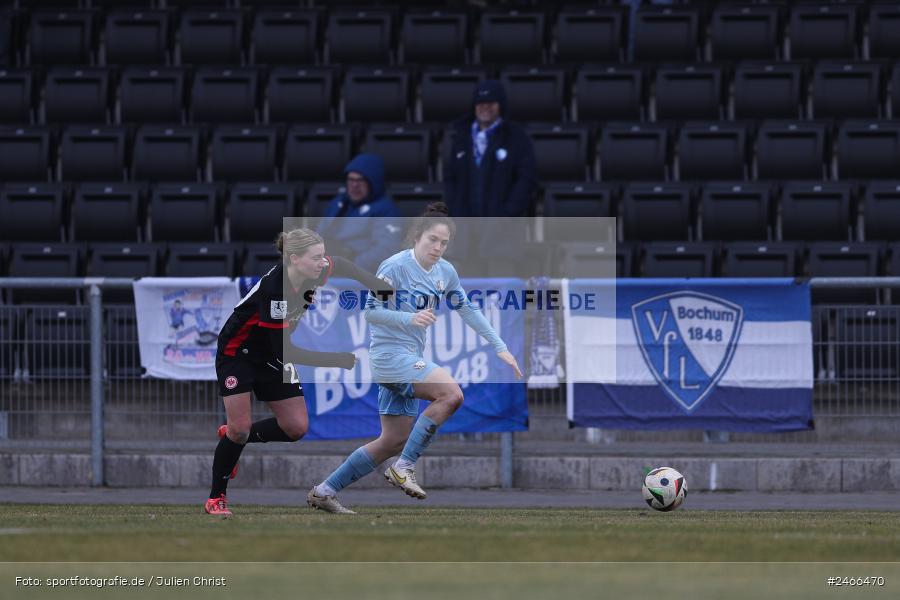 sport, action, VfL Bochum 1848, VFL, Stadion am Brentanobad, SGE, Fussball, Frankfurt, Eintracht Frankfurt II, DFB, 2. Frauen-Bundesliga, 16.02.2025 - Bild-ID: 2466470 sport, action, VfL Bochum 1848, VFL, Stadion am Brentanobad, SGE, Fussball, Frankfurt, Eintracht Frankfurt II, DFB, 2. Frauen-Bundesliga, 16.02.2025 - Bild-ID: 2466470