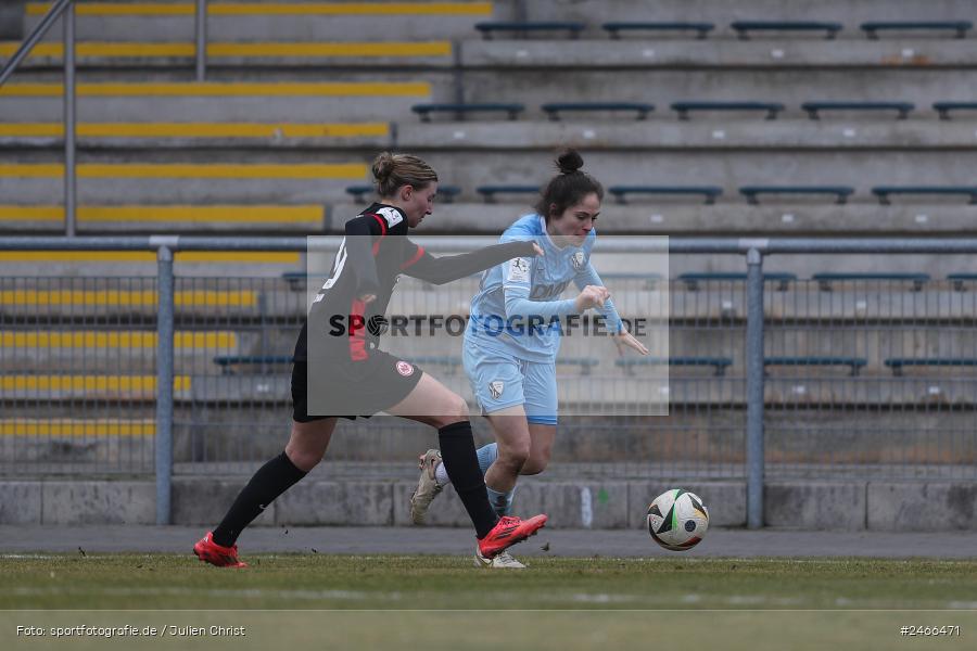 sport, action, VfL Bochum 1848, VFL, Stadion am Brentanobad, SGE, Fussball, Frankfurt, Eintracht Frankfurt II, DFB, 2. Frauen-Bundesliga, 16.02.2025 - Bild-ID: 2466471 sport, action, VfL Bochum 1848, VFL, Stadion am Brentanobad, SGE, Fussball, Frankfurt, Eintracht Frankfurt II, DFB, 2. Frauen-Bundesliga, 16.02.2025 - Bild-ID: 2466471