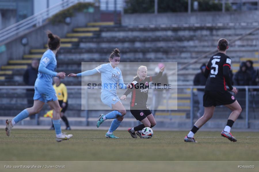 sport, action, VfL Bochum 1848, VFL, Stadion am Brentanobad, SGE, Fussball, Frankfurt, Eintracht Frankfurt II, DFB, 2. Frauen-Bundesliga, 16.02.2025 - Bild-ID: 2466650 sport, action, VfL Bochum 1848, VFL, Stadion am Brentanobad, SGE, Fussball, Frankfurt, Eintracht Frankfurt II, DFB, 2. Frauen-Bundesliga, 16.02.2025 - Bild-ID: 2466650
