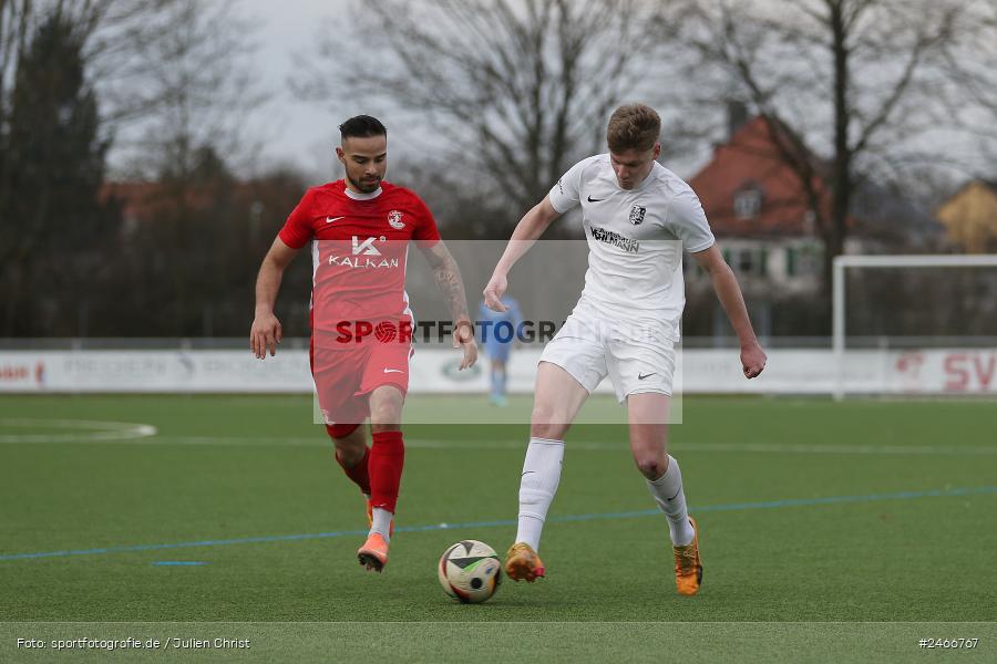 Sportgelände am Schönbusch, Aschaffenburg, 22.02.2025, sport, action, BFV, Fussball, Bayernliga Nord, Landesliga Nordwest, TSV, SVV, TSV Karlburg, SV Vatan Spor Aschaffenburg - Bild-ID: 2466767