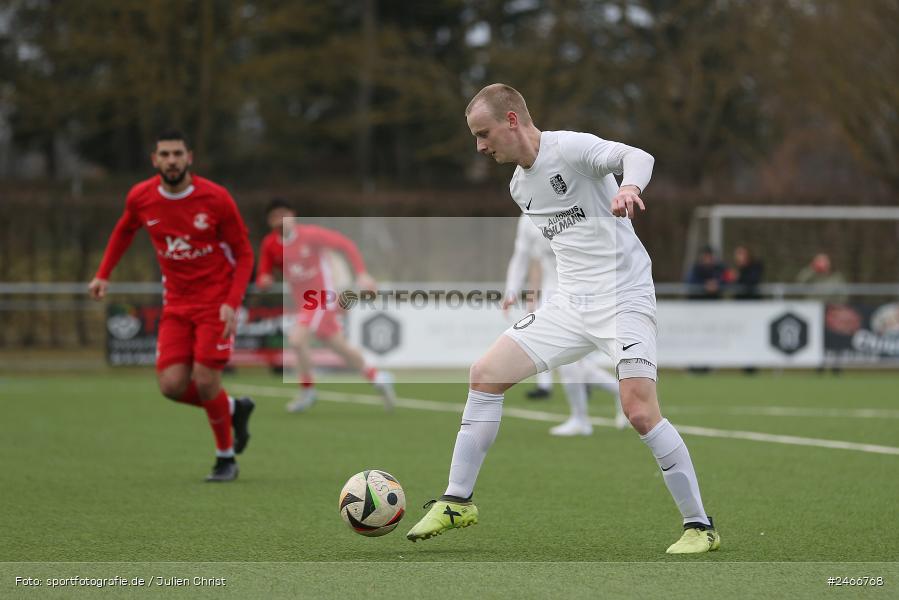 Sportgelände am Schönbusch, Aschaffenburg, 22.02.2025, sport, action, BFV, Fussball, Bayernliga Nord, Landesliga Nordwest, TSV, SVV, TSV Karlburg, SV Vatan Spor Aschaffenburg - Bild-ID: 2466768