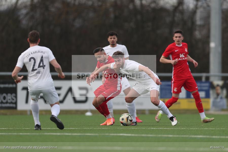 Sportgelände am Schönbusch, Aschaffenburg, 22.02.2025, sport, action, BFV, Fussball, Bayernliga Nord, Landesliga Nordwest, TSV, SVV, TSV Karlburg, SV Vatan Spor Aschaffenburg - Bild-ID: 2466776