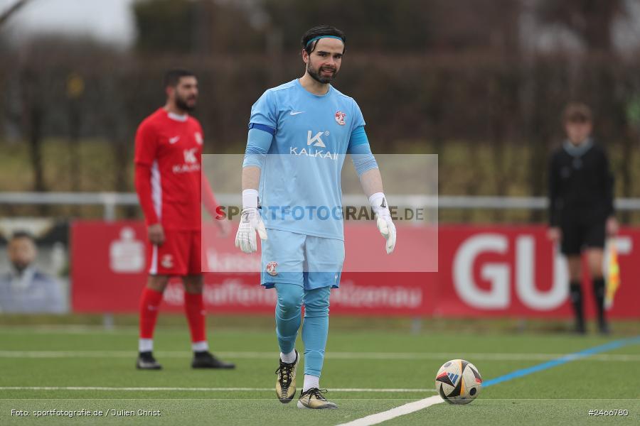 Sportgelände am Schönbusch, Aschaffenburg, 22.02.2025, sport, action, BFV, Fussball, Bayernliga Nord, Landesliga Nordwest, TSV, SVV, TSV Karlburg, SV Vatan Spor Aschaffenburg - Bild-ID: 2466780