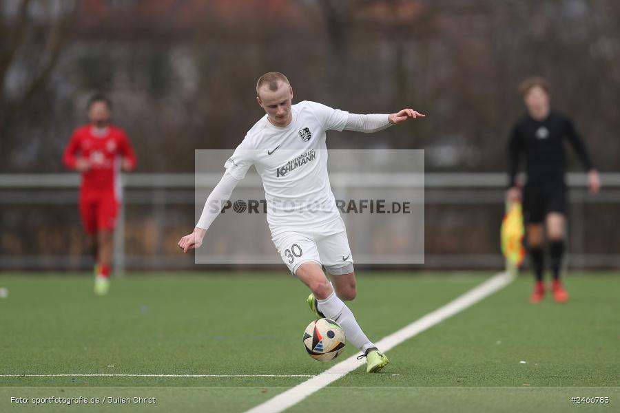 Sportgelände am Schönbusch, Aschaffenburg, 22.02.2025, sport, action, BFV, Fussball, Bayernliga Nord, Landesliga Nordwest, TSV, SVV, TSV Karlburg, SV Vatan Spor Aschaffenburg - Bild-ID: 2466783