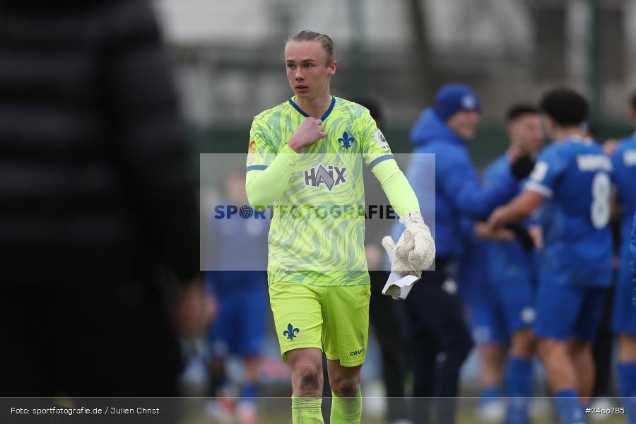 Mairec-Arena, Alzenau, 22.02.2025, sport, action, HFV, Fussball, Lotto Hessenliga, SVD, FCB, SV Darmstadt 98 (U21), FC Bayern Alzenau - Bild-ID: 2466785